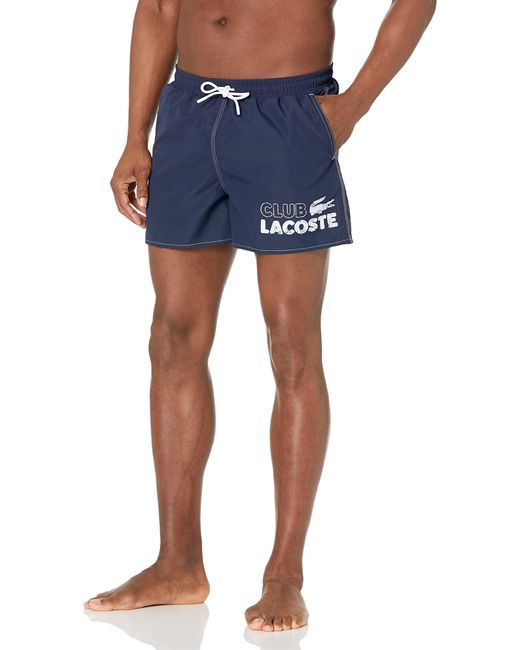 Lacoste Blue Standard Swim Short for men
