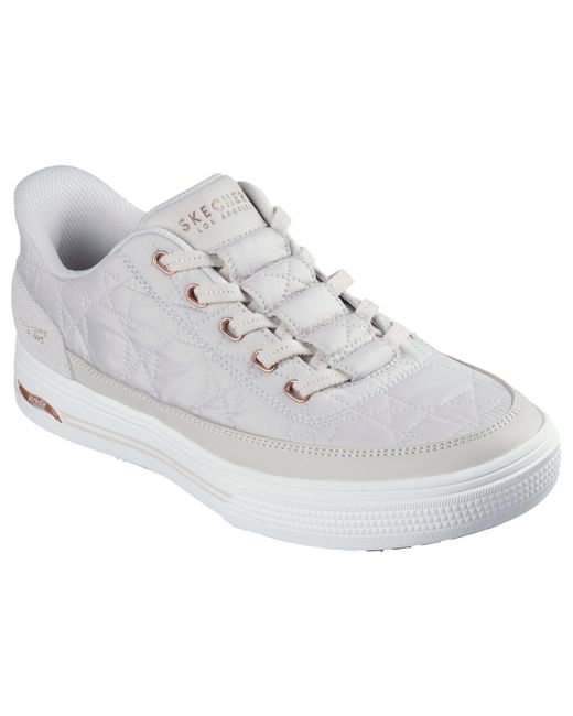 Skechers White Arch Fit Arcade-cuddle Steps Sneaker