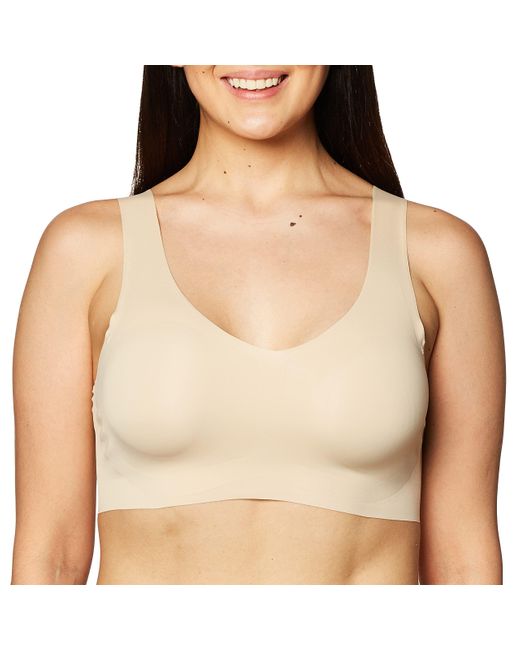 Hanes Natural Womens Invisible Embrace Comfortflex Fit Wirefree Mhg561 T Shirt Bra