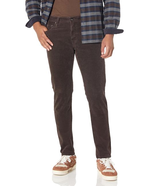 AG Jeans Gray Tellis Modern Slim Corduroy Pant for men