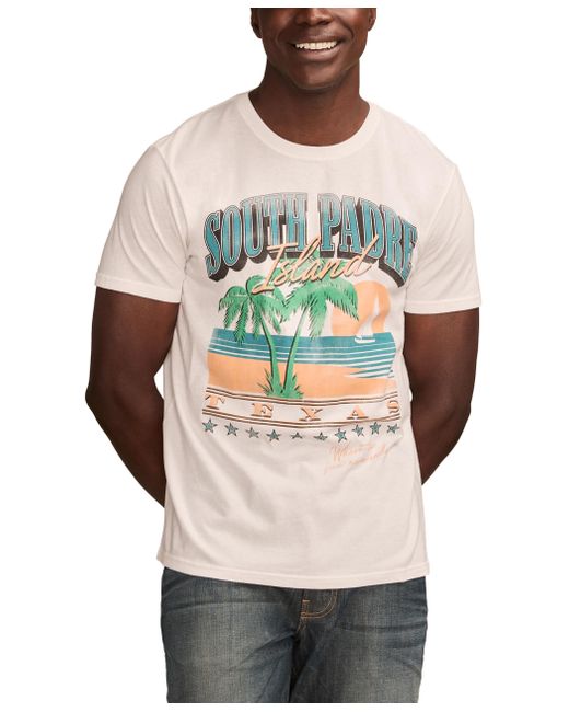 Lucky Brand Gray Graphic Tee for men