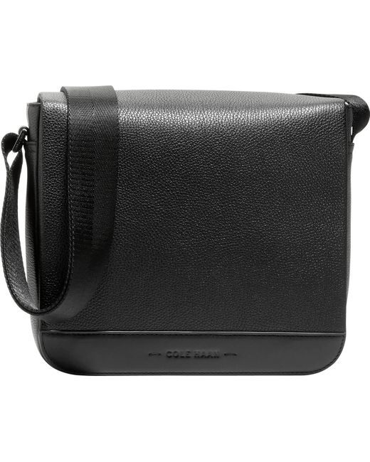Cole Haan Black Triboro Small Messenger for men