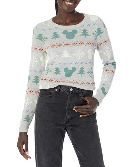 Amazon Essentials Gray Lightweight Crew Sweaters Leichter Pullover mit Rundhalsausschnitt