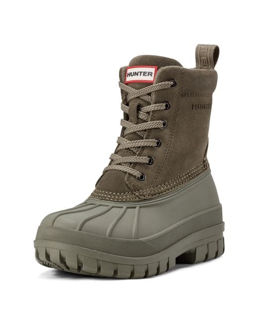 Hunter Green Sussex Waterproof Rain Boot