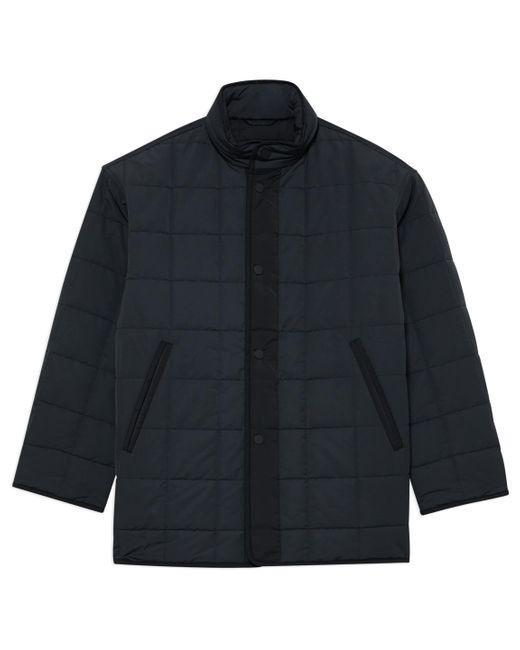 Theory Blue Mens Ian Element Tech Quilted Jacket for men