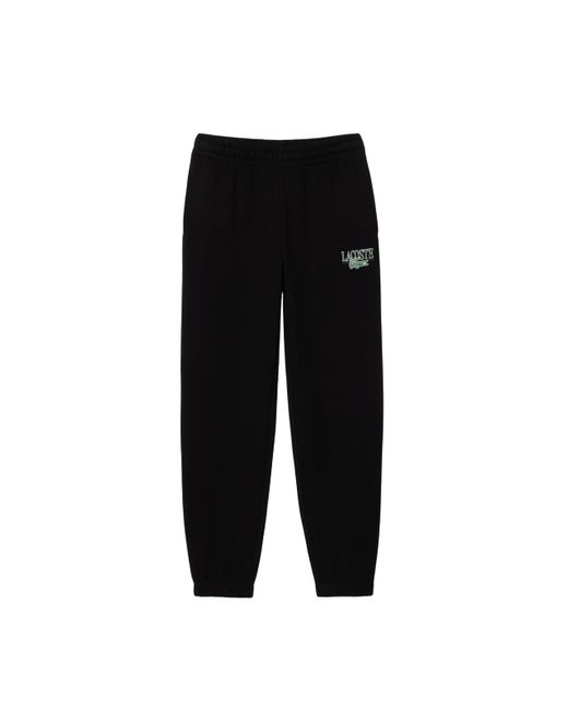 Lacoste Black Printed Jogger Track Pants