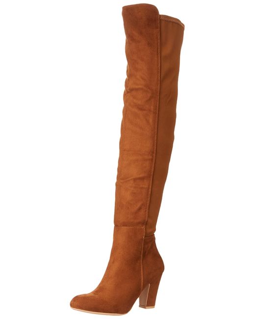 Chinese Laundry Canyons Suedette Overtheknee Boot in Honey Brown