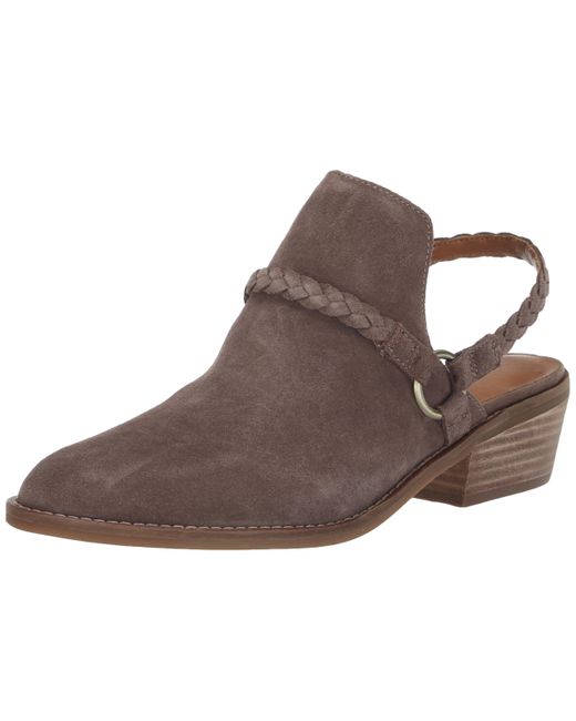 Lucky Brand Brown Fenise Backstrap Clog
