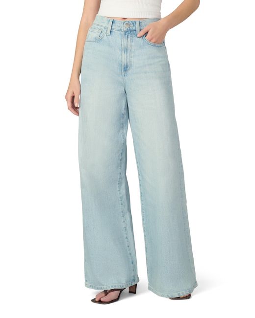 Joe's Jeans Blue Mia Petite High Rise Wide Leg Jean