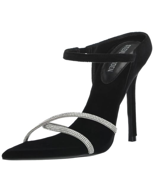 Steve Madden Black Stunner Heeled Sandal