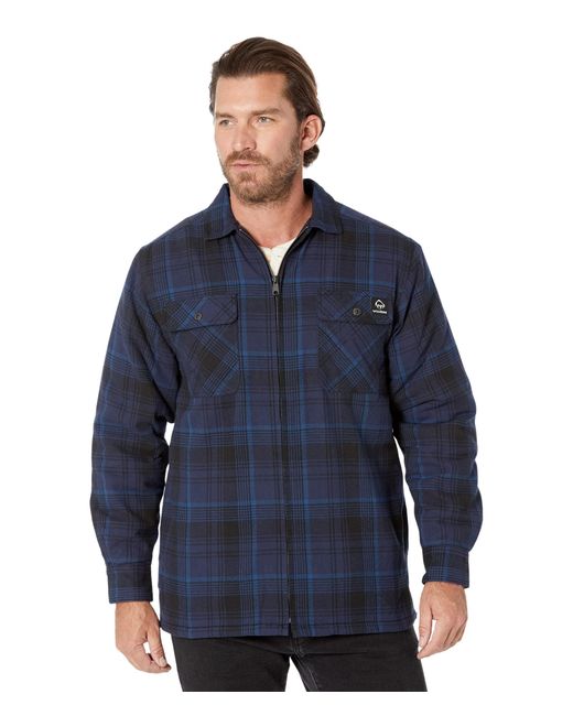 Wolverine Blue Marshall Sherpa Lined Shirt Jac for men