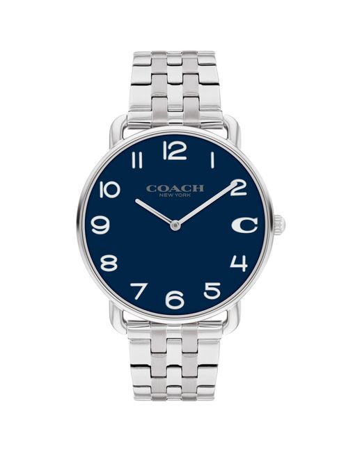 COACH Blue Elliot Watch | Contemporary Minimalism With Distinctive Artistry | A True Classic Designed For Every Occasion | Water Resistant for men