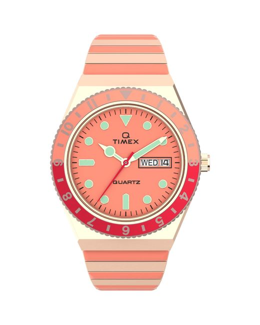 Timex Pink Rose Gold-tone Dial Multi-color