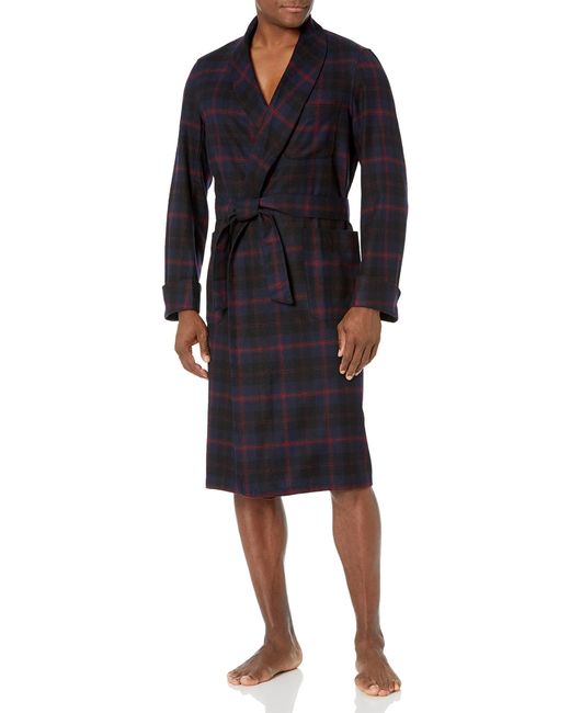 Pendleton Merino Wool Lounge Robe in Blue for Men Lyst
