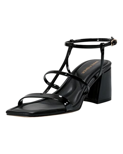 Marc Fisher Black Gellyn Heeled Sandal