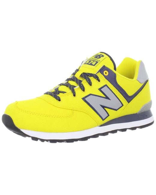 New Balance 574 V1 Windbreaker Sneaker in Yellow/Yellow (Yellow) for