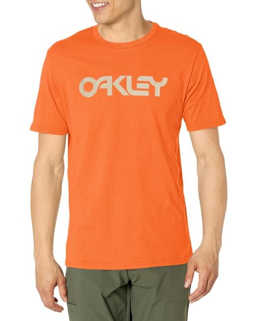 Mark II Tee 2.0 di Oakley in Orange da Uomo