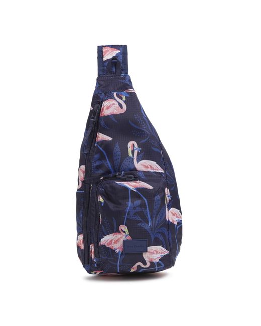 Vera Bradley Blue Ripstop Mini Sling Backpack