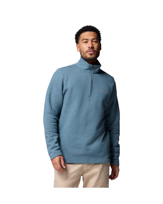 Columbia Blue S Great Hart Mountain Iii Half Zip Pullover Jacket for men