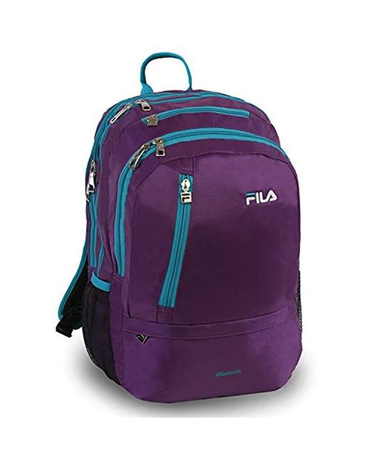 Lyst Fila Duel School Laptop Computer Tablet Book Bag Backpack In Fila Purple Duel School Laptop Computer Tablet Book Bag Backpack Lyst