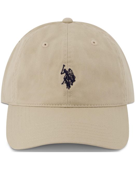 U.S. POLO ASSN. Natural Small Pony Logo Baseball Hat