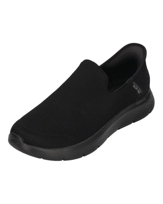 Skechers Gowalk Flex Slip-ins-athletic Slip-on Casual Walking Shoes | Air-cooled  Memory Foam Sneaker in Black for Men | Lyst