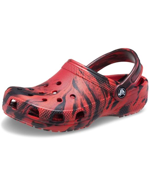 Crocs™ Classic Marbled Tie-dye Clog in Red Lyst