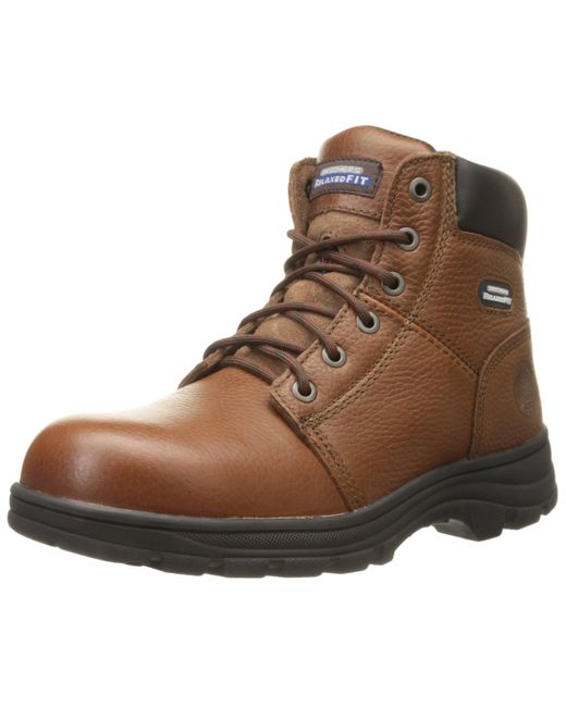 skechers men's work shoes steel toe boot