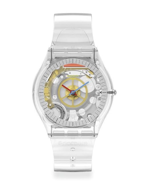 Swatch White Lässige Uhr SS08K109-S06