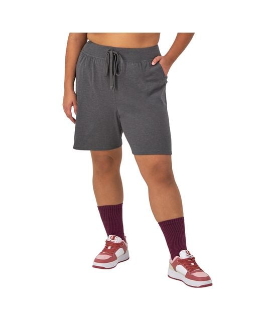 Champion Gray , Lightweight Lounge, Soft Jersey Comfortable Shorts For