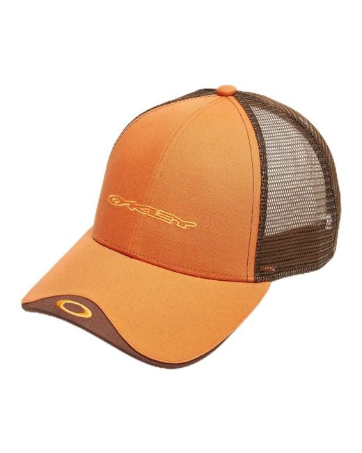 Oakley Orange Trucker Hat 2.0 for men