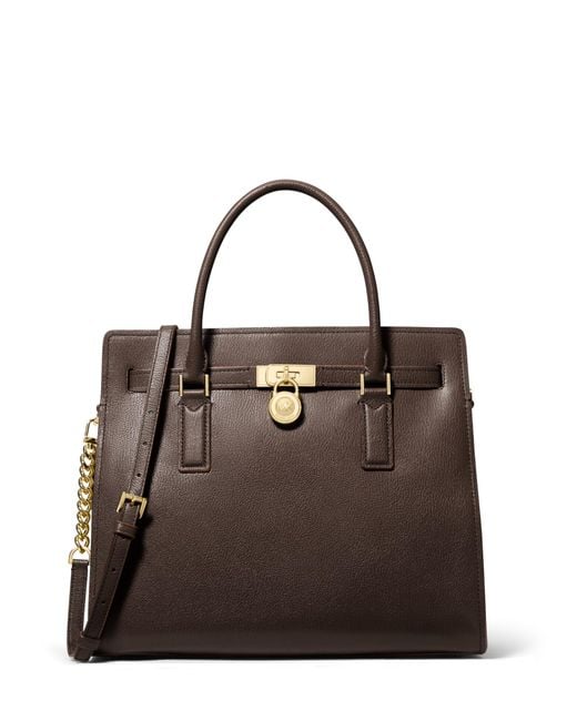Michael Kors Brown Hamilton Large Satchel