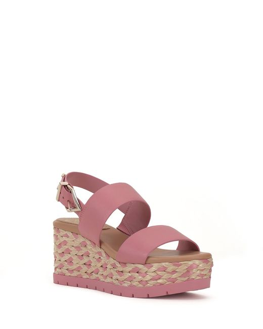 Vince Camuto Pink Miapelle Wedge Sandal