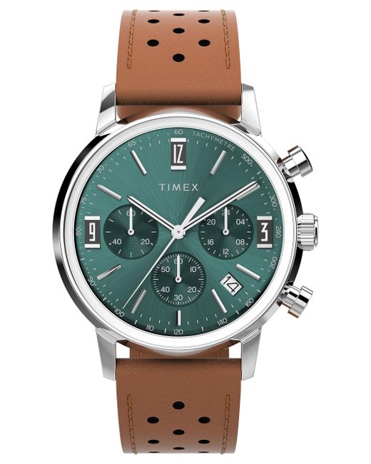 Timex Green Brown Strap Other Dial Two-tone for men