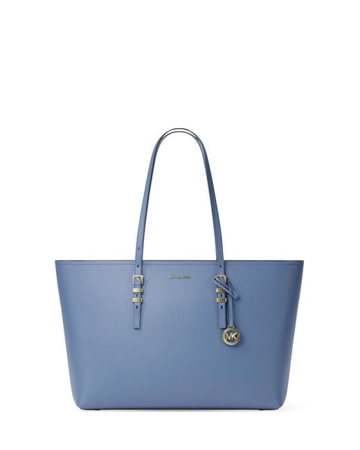Michael Kors Blue Quinn Large Tote