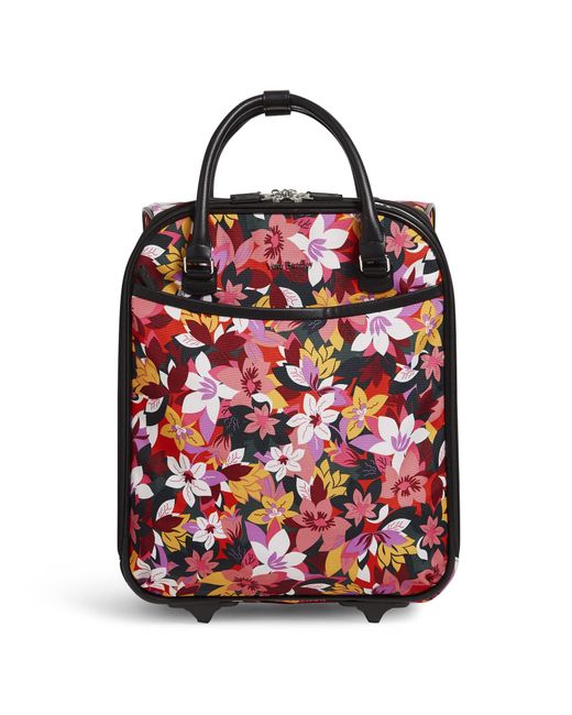 Vera Bradley Womens Softside Rolling Work Bag Luggage in Red Lyst