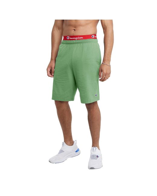 Champion Green Cotton Jersey Athletic for men