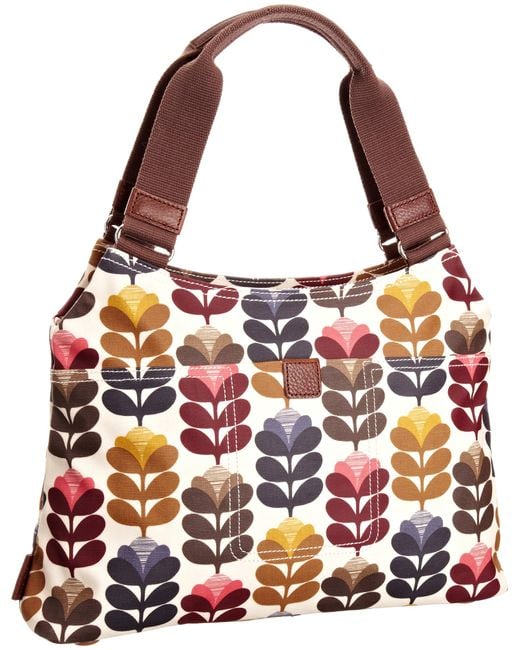 Orla Kiely Classic Shoulder Bag Multi in Red Lyst