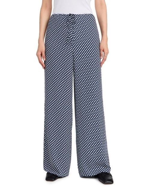 Theory Blue Drawstring Pants