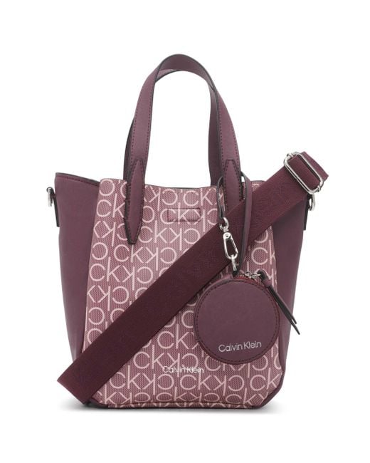Calvin Klein Leather Millie Novelty Mini Bag Crossbody in Purple Lyst