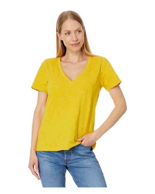Pendleton Yellow V-neck T-shirt
