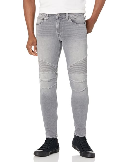 Hudson Gray Jeans Ethan Biker Skinny for men