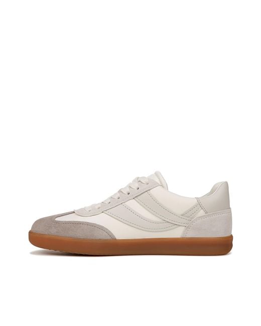 Vince S Oasis-w Lace Up Fashion Sneaker Foam White/hazelstone Grey Leather 11 M