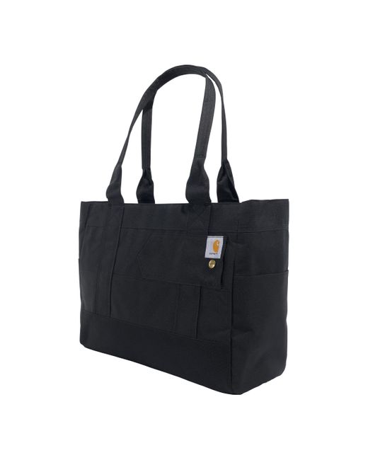 Carhartt Black Zip, Durable Water-resistant Bag With Zipper Closure, Horizontal Tote