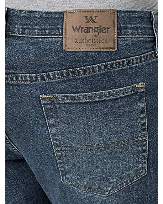 Wrangler Cotton Authentics Comfort Flex Waist Relaxed Fit Jean In
