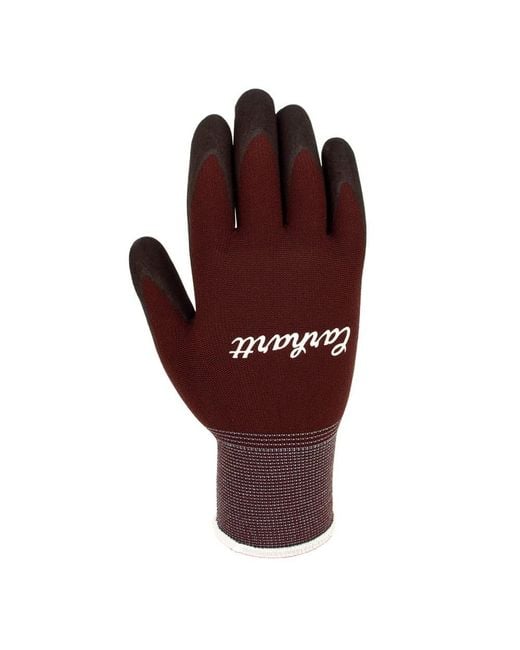 Carhartt Red Foam Latex Glove