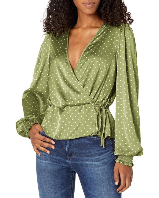 guess green long sleeve