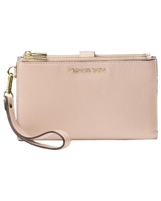 Michael Kors Black DBLZP Wristlet Soft PINK One Size