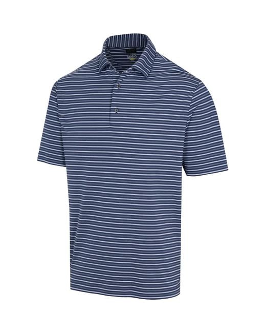Greg Norman Collection Ml75 Microlux Stripe Polo in Blue for Men | Lyst
