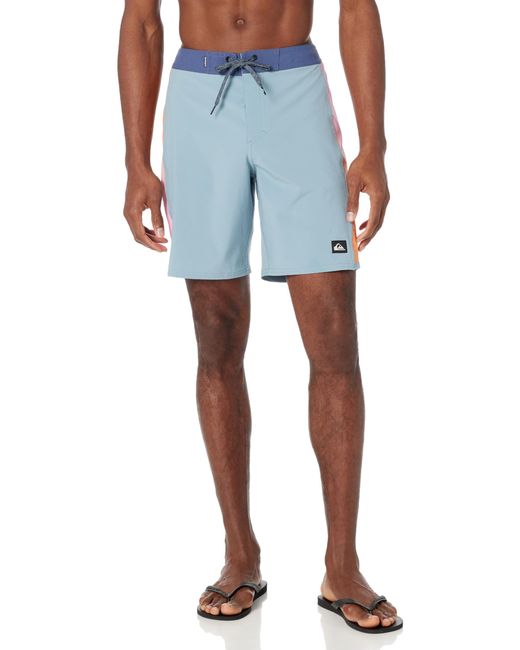 Quiksilver Blue Surfsilk Arch 19 Boardshort Swim Trunk Board Shorts for men